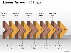 Linear arrow 10 stages 2