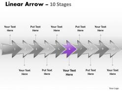 Linear arrow 10 stages 8