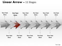 Linear arrow 11 stages 6
