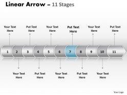 Linear arrow 11 stages 8
