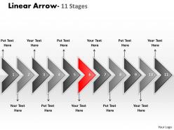 Linear arrow 11 stages