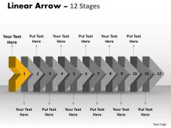Linear arrow 12 stages 3