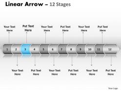 Linear arrow 12 stages 6