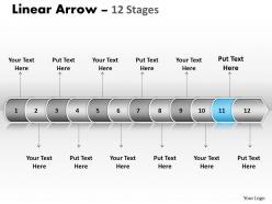 Linear arrow 12 stages 6