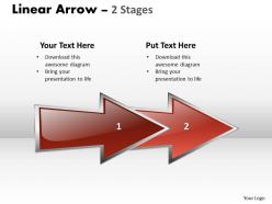 Linear arrow 2 stages 23