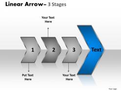 Linear arrow 3 stages 23