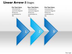 Linear arrow 3 stages 24
