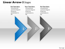 Linear arrow 3 stages 24
