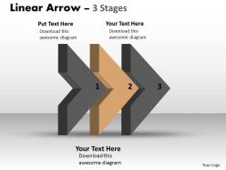 Linear arrow 3 stages 26