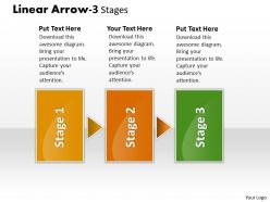 Linear arrow 3 stages 30