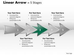 Linear arrow 5 stages 46