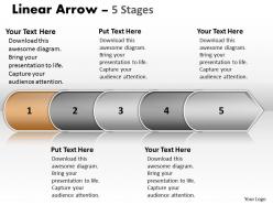 Linear arrow 5 stages 48