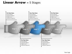 Linear arrow 5 stages 50