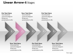 Linear arrow 6 stages 33