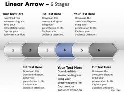 Linear arrow 6 stages 37
