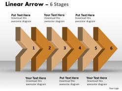 Linear arrow 6 stages 38