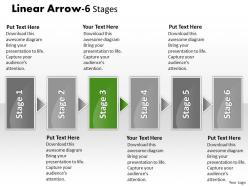 Linear arrow 6 stages 8