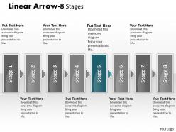 Linear arrow 8 stages 11
