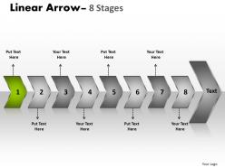 Linear arrow 8 stages 12