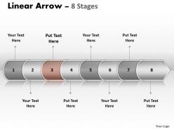 Linear arrow 8 stages 14