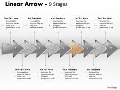 Linear arrow 9 stages 10