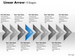 Linear arrow 9 stages 13