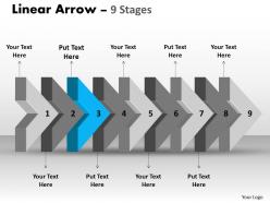Linear arrow 9 stages 22