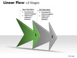 Linear arrow process 2 stages 25
