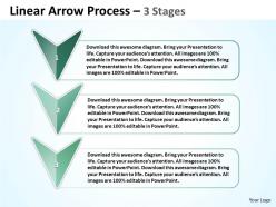 Linear arrow process 3 stages 28
