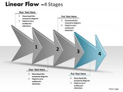 Linear arrow process 4 stages 42