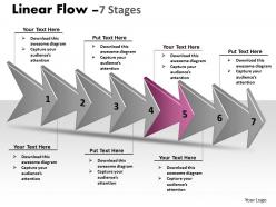 Linear arrow process 7 stages 26