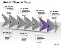Linear arrow process 7 stages 26