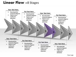 Linear arrow process 8 stages 17