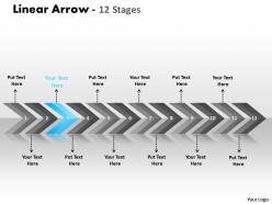 Linear arrows 12 stages 8