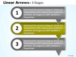 Linear arrows 3 stages 31