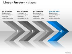 Linear arrows 4 stages 10