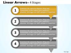 Linear arrows 4 stages 43