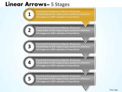Linear arrows 5 stages 53