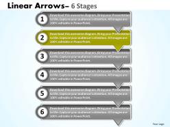 Linear arrows 6 stages 42