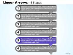 Linear arrows 6 stages 42