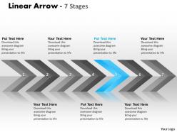Linear arrows 7 stages 27