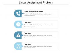Linear assignment problem ppt powerpoint presentation show portfolio cpb