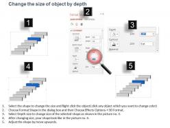 Linear chart for product development strategy powerpoint template slide