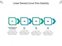 Linear demand curve price elasticity ppt powerpoint presentation icon designs cpb