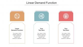 Linear demand function ppt powerpoint presentation gallery aids cpb