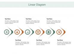 Linear diagram r690 ppt powerpoint presentation professional infographics
