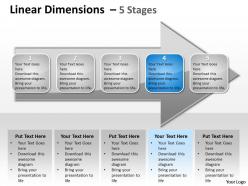 Linear dimensions 5 stages 8