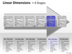 Linear dimensions 6 stages 9