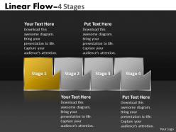 Linear flow 4 stages 72