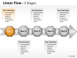 Linear flow 5 stages 56